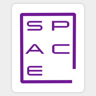 Space Purple Sticker